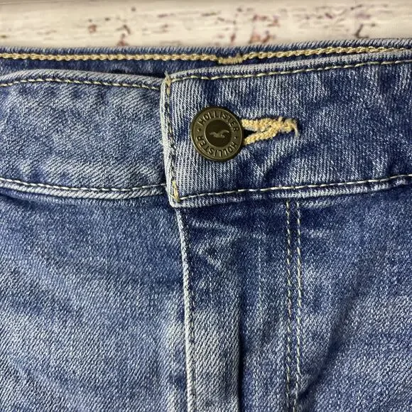 Hollister distressed, high-rise, vintage stretch, mini skirts size 9/29 Y2K - Picture 7 of 15